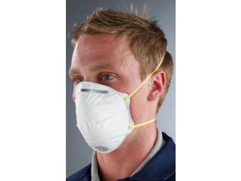 MASK RESPIRATOR DISPOSABLE UNVALVED FFP1