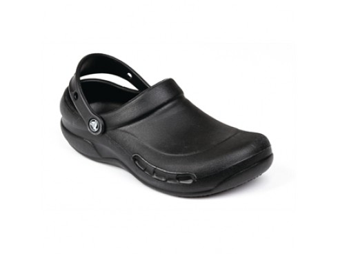 SHOE CLOG BISTRO CROCS BLACK SIZE 10