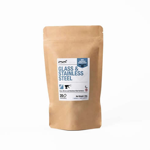 CLEANER GLASS AND STAINLESS STEEL PVA 5G