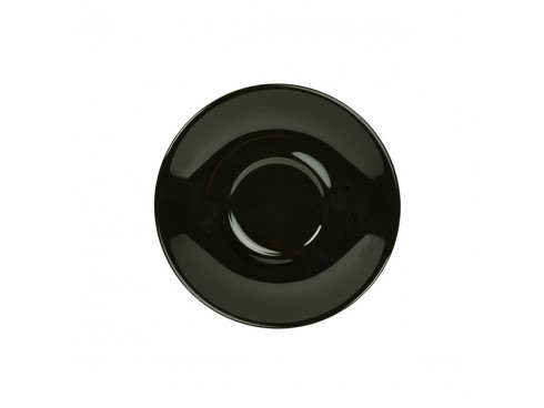 SAUCER GENWARE BLACK 16CM