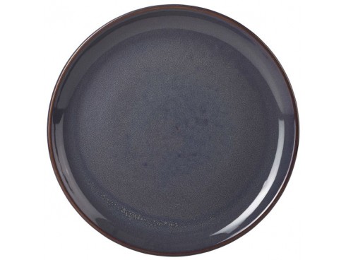 PLATE COUPE RUSTIC BLUE 27.5CM