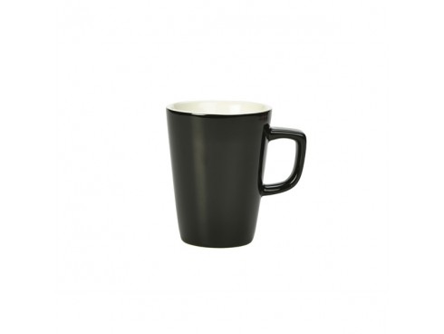 MUG LATTE GENWARE BLACK 12OZ