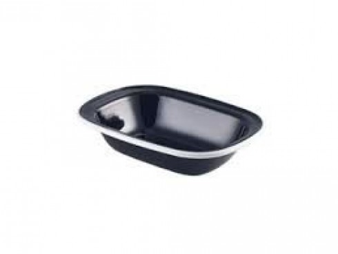 DISH PIE BLACK RECTANGULAR 18CM