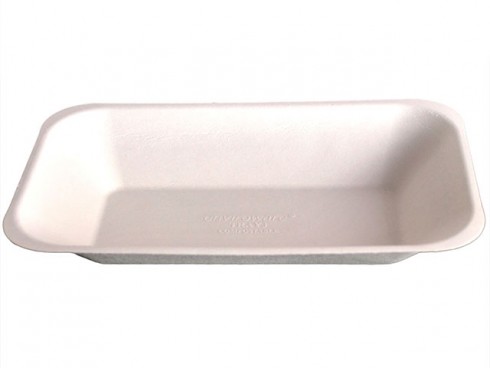 TRAY BAGASSE NO3 9X5"