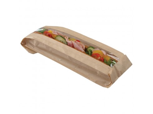 BAG BAGUETTE KRAFT 350X100X50MM