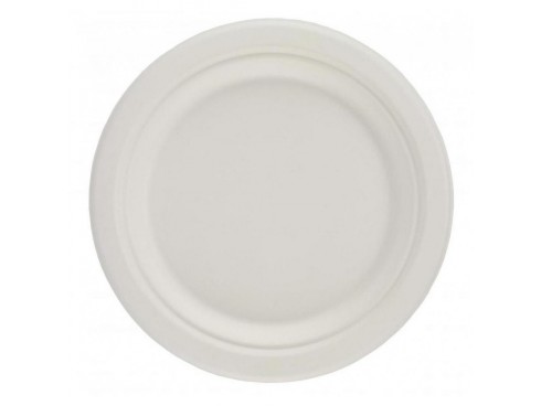 PLATE BAGASSE 6"