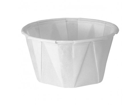 CUP SOUFFLE PAPER WHITE 4OZ