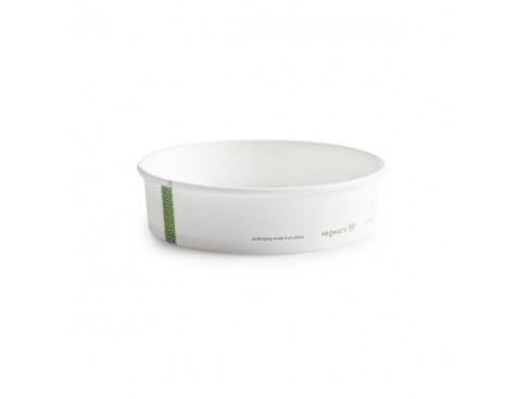 BOWL PLA LINED PAPER WHITE 26OZ