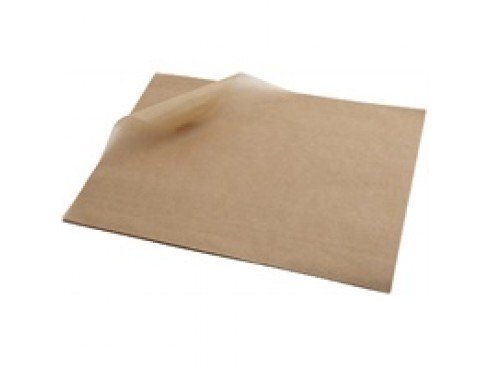 PAPER GREASEPROOF BROWN 25 X 35CM