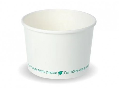 CONTAINER SOUP WHITE 8OZ