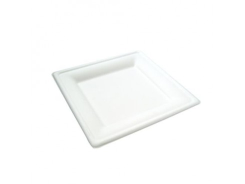 PLATE BAGASSE SQUARE 6"