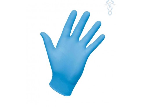 GLOVES VINYL POWDER FREE BLUE MEDIUM