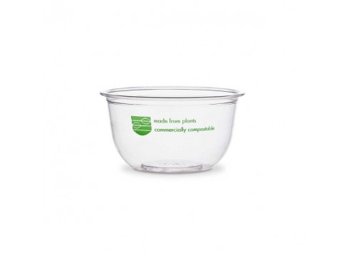 POT DELI BELLA PLA CLEAR 8OZ