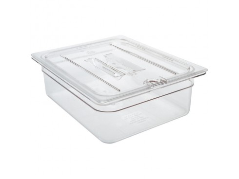 GASTRONORM POLYCARB CLEAR LID 1/6 NOTCHED