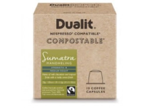 CAPSULE COFFEE DUALIT COMPOSTABLE SUMATRA