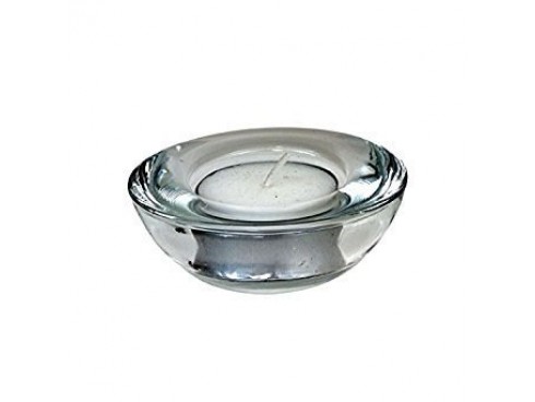 HOLDER TEALIGHT CLEAR