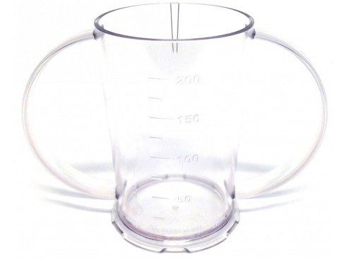 BEAKER POLYCARBONATE TWO HANDLED CLEAR
