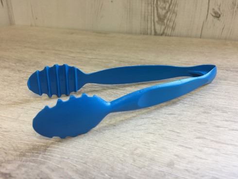 TONGS SERVING BLUE 18CM
