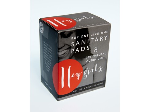 HEY GIRLS PADS SANITARY NIGHT 8S