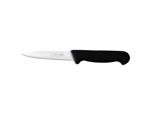 KNIFE TOMATO SERRATED BLACK 4"