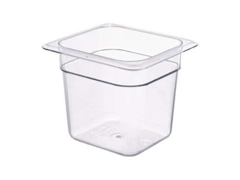 GASTRONORM CAMBRO POLYCARB CLEAR 1/6 150MM