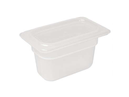 CONTAINER & LID POLYPROP VOGUE 1/9 100MM