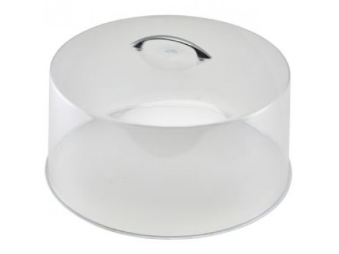 COVER PLATTER CAKE CLEAR 305X160MM