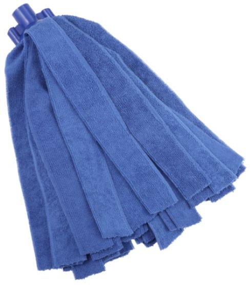 MOP HEAD MICROFIBRE SOCKET BLUE 200G