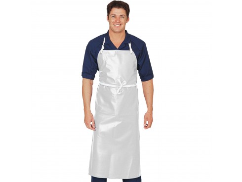 APRON RUBBER HEAVY WHITE 48" X 36"