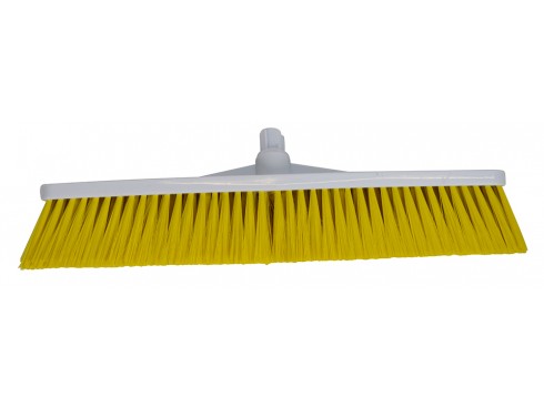 BROOM SOFT INTERCHANGE YELLOW 12"