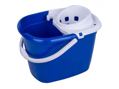 BUCKET MOP AND WRINGER BLUE 12 LITRE