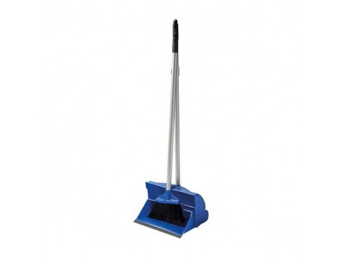 DUSTPAN AND LOBBY BRUSH BLUE