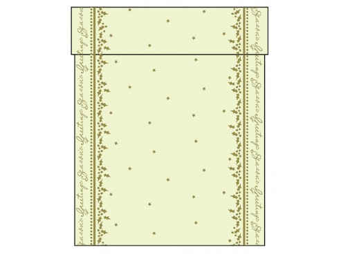 WINTERS GREETING TABLE RUNNER