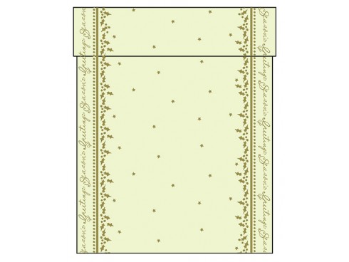 WINTERS GREETING TABLE RUNNER