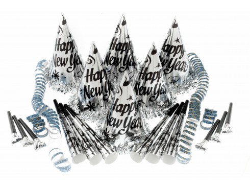 PARTY KIT NEW YEARS 100 PIECE