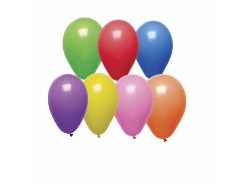 BALOONS MULTICOLOURED 12"