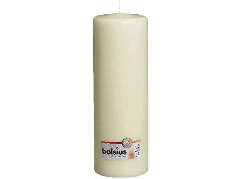 CANDLE PILLAR IVORY 300X100MM