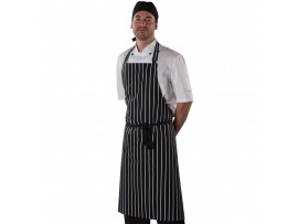 APRON BIB NAVY AND WHITE