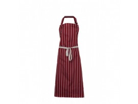 APRON WATERPROOF PVC RED/WHITE STR