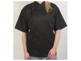 JACKET CHEF EXEC SHORT BLACK SMALL