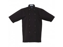 JACKET CHEF STUD SHORT BLACK MEDIUM