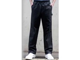 PANTS ELASTICATED  BLACK XLARGE