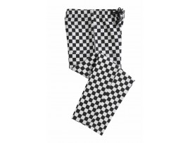 TROUSERS CHEF UNISEX CHECK BLACK SMALL