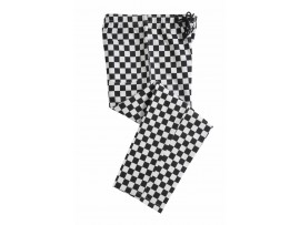 TROUSERS CHEF UNISEX CHECK BLACK XXLARGE