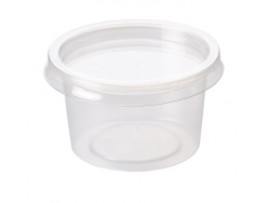 CONTAINER AND LID ROUND 4OZ