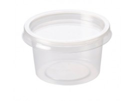 CONTAINER AND LID ROUND 4OZ