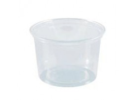 CONTAINER CLEAR WITH LID 4OZ