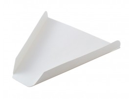 TRAY PIZZA SLICE WHITE