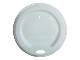 LID COMPOSTABLE FOR 10-20OZ CUPS