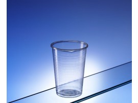 GLASS DISPOSABLE CLEAR PP 230ML/8OZ